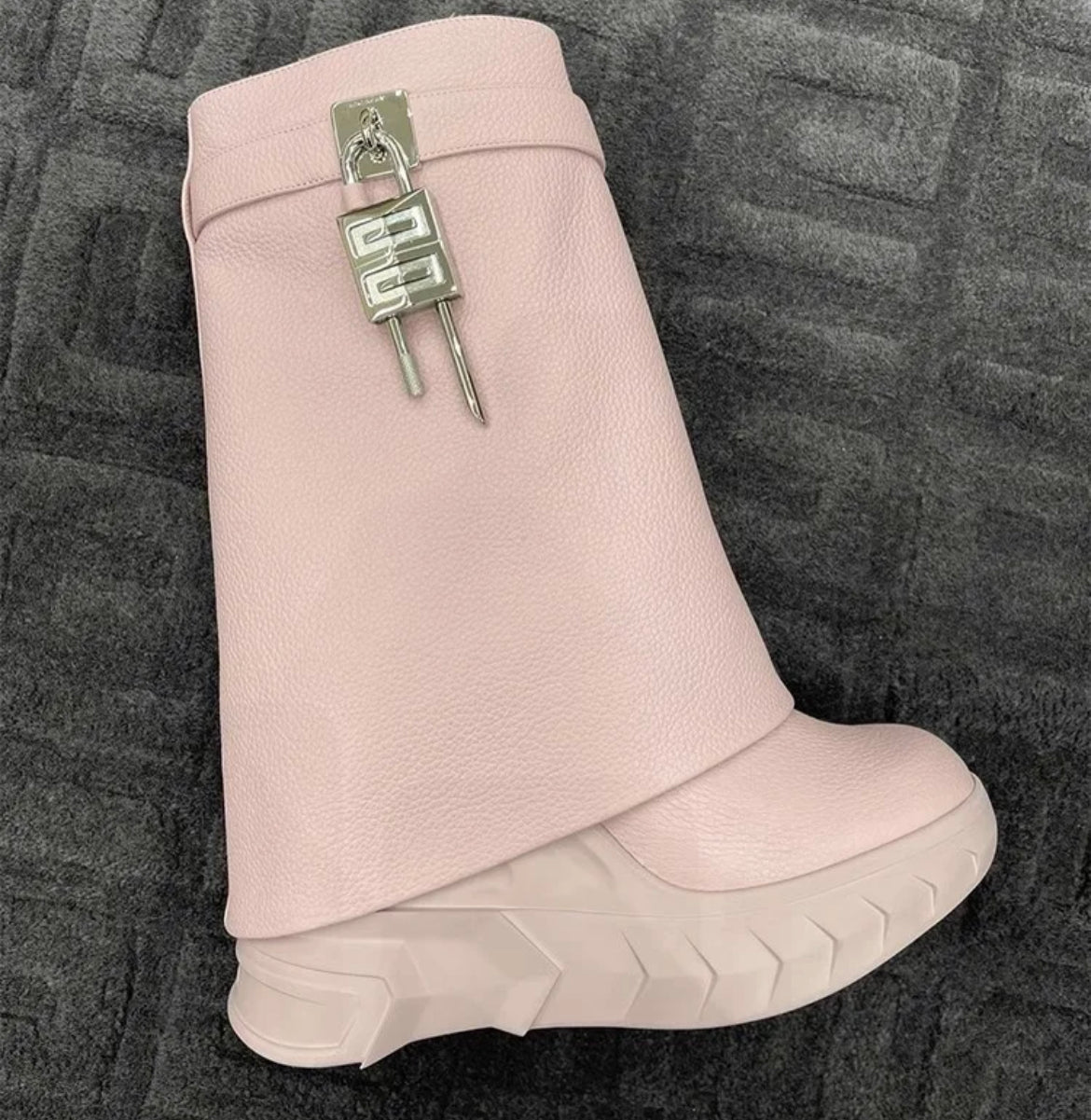 Cs mid length pink boots